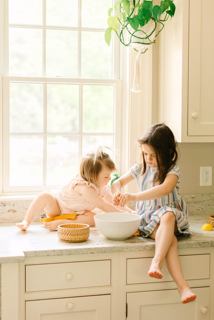 Springtime At Home Family Session in Maine Caitlin Page Photography