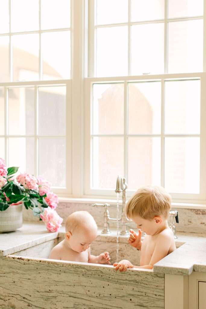 Springtime At Home Family Session in Maine Caitlin Page Photography